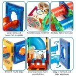 MAGBLOCK Magnetic Tiles 176Pcs Marble Run Children's Educational Toys for Developing Mathmatics and Physics Skills and for Developing Creativity and Imagination Toys for Kids Age 8 9 10+ Years Old