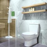 10-Pack Peel and Stick White Marble Tiles (11.8" x 11.8") – 9.8 Sq. Ft. Waterproof PVC Shower & Backsplash Tiles for Bathroom, Kitchen, and Living Room – Self-Adhesive, Easy Installation