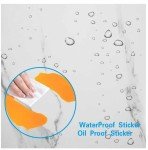 10-Sheets Peel and Stick Backsplash Marble Look 12"X12" Self Adhesive Wall Tile Back Splashes for Kitchen Bathroom (1, Marble White)