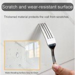 10-Pack Peel and Stick White Marble Tiles (11.8" x 11.8") – 9.8 Sq. Ft. Waterproof PVC Shower & Backsplash Tiles for Bathroom, Kitchen, and Living Room – Self-Adhesive, Easy Installation