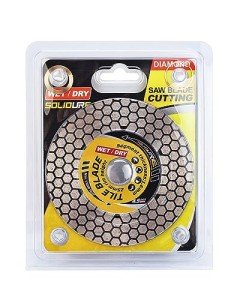 Solidure 4.5“ Tile Blade Porcelain Cutting Blade Cutting and Grinding for Granite Marble Porcelain Tiles