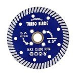 4.5" Diamond Turbo Blade Granite Diamond Blade for Granite Marble Porcelain Tile Wet/Dry Cutting