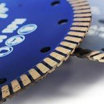 6" Diamond Tile Blade Granite Blade with 5/8"-11 Flange for Porcelain Tile Granite Marble (6"-Flange)