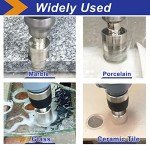 DaduoRi 1 Inch Diamond Hole Saw with Pilot Bit, 1" Tile Hole Saw with Center Drill Bit for Marble, Granite, Ceramics, Porcelain Tiles, 1-1/2" Depth of Cut for Thick Countertops