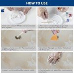 FENFANDAS Tile and Granite Repair Kit, Marble Porcelain Stone and Quartz Countertops Repair Kit for Chips Dents Cracks Holes Scratch, Fix Chipped Edges Corners, Reattaches Missing Pieces