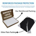 INOSCIND 2 Pack Reptile Basking Platform 11.8 × 6" + 4", Reptile Slate, Basking Rock, Slate Tiles Rocks for Reptiles,Terrarium Bowls for Bearded Dragon Tortoise Turtle Ball Python Snake Lizard Gecko