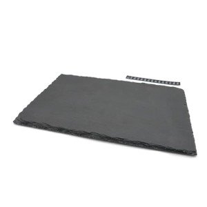 Slate Tiles for Reptiles, Food Bowl Dish Feeding Slate Tortoise Habitat Accessories for Reptiles Tank (40 x 25 cm)