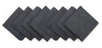 Trademark Innovations Slate Drink Coasters - Set of 8 - 4" x 4"