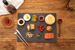 WLWNWFT 2 Pcs 16x12in Large Slate Cheese Boards Slate Board for Meat Cheese Appetizers, Slate Cheese Tray Serving Plate Tray Serving Stone Board Slate Platter with 2 Chalks for Christmas Housewarming