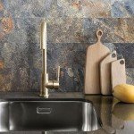 AULIGET 6" x 12" Rust Slate Peel and Stick Backsplash Wall Tiles, PVC Faux Stone Stick on Tiles for Backsplash Kitchen, Bathroom, Laundry Room, Camper, Fireplace (Pack of 20)