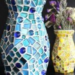 LITMIND Assorted Blue Irregular Crystal Mosaic Tiles, 9oz Value Pack - Perfect for Art Crafts, Mosaic Making Projects, Home Decor, and More