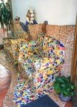 10 Pounds of Broken Talavera Mexican Ceramic Tile in Mixed Decorative Designs Multicolor