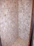 Walnut 4x4 Tumbled Travertine Floor Backsplash 9 Piece Pack