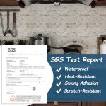 Yipscazo 20 Sheets Peel and Stick Stone Metal Tile Backsplash, Stick on Tiles for Backsplash Kitchen, Bathroom, Laundry Room, Camper, Fireplace (12'' X 12'', Ecru)