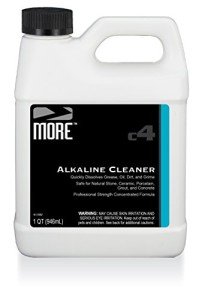 MORE Alkaline Heavy Duty Cleaner & Degreaser for Cleaning, Oil Removing and Restoring Natural Stone, Tile, Grout, Concrete, Kitchen Appliances, Stovetops and Grills - Quart - 32 oz