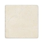 Crema Marfil Spanish Marble 4 X 4 Subway Field Tile, Tumbled
