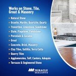 Miracle Sealants 511 H2O Plus Advanced Penetrating Sealer for Countertops, Stone, Tile & Grout, Gallon