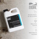 MORE Alkaline Heavy Duty Cleaner & Degreaser for Cleaning, Oil Removing and Restoring Natural Stone, Tile, Grout, Concrete, Kitchen Appliances, Stovetops and Grills - Quart - 32 oz