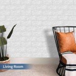 MOONFUN 50-Pieces Thick PVC Subway Tile,4"x 8" Peel and Stick Backsplash Wall Tiles,Natural Stone White Self-Adhesive Backsplash for Kitchen,Bathroom,Living Rooms,Fireplace,RV(11.11 Sq. Ft. Coverage)