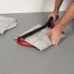 ROBERTS 12" Vinyl Tile VCT Cutter up to 4 mm Thickness