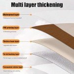 Chejiaye Luxury Thicken Wood Grain Peel and Stick Floor Tiles 17.72" x 118" Self-Adhesive Vinyl Flooring Roll-DIY Easy for Wall and Floor,Hard Surface/Waterproof/Anti Slip/Anti Dent(Grey 14.5 Sq.Ft.)
