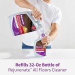 Rejuvenate All Floors Cleaner Refill, 1 Gallon, Breaks Down Dirt and Grime, Cleans and Protects Floors Throughout Your Home, Including Sealed Hardwood, Tile, Vinyl, Laminate and More