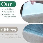 Waterproof Peel and Stick Floor Tile, 36 Pack 54 Sq.Ft（NO Sticky Residue Left） Wood Plank Vinyl Tile Stickers, Self-Adhesive DIY Flooring Tiles for Bedroom, Living Room, Bathroom （36" x 6"，Dustgray）