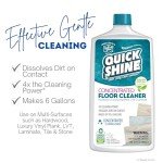 Quick Shine Multi Surface Concentrated Floor Cleaner 27oz Use on Hardwood, Laminate, Luxury Vinyl Plank LVT, Tile & Stone Dirt Dissolving & Powerful Cleaning Makes 27 Gallons