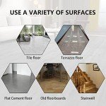 Mysflosy Peel and Stick Floor Tiles, Self-Adhesive Luxury Vinyl Flooring Plank, 6'' x 36'', 36 Pack 54 Sq.Ft, Waterproof DIY Deep Wood Grain Planks Easy to Install for Kitchen, Living Room