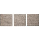 Lucida Surfaces Luxury Vinyl Flooring Tiles | Peel and Stick Floor Tile for DIY Installation | 36 Stone Look Tiles | Cement | BaseCore | 36 Sq. Feet | 12" x 12"