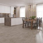 Lucida Surfaces Luxury Vinyl Flooring Tiles | Peel and Stick Floor Tile for DIY Installation | 36 Stone Look Tiles | Cement | BaseCore | 36 Sq. Feet | 12" x 12"