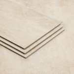 Lucida Surfaces Luxury Vinyl Flooring Tiles | Stone Look Tiles | Interlocking Flooring | DIY Friendly | MaxCore Terra | 6""x12"" | Sample Tile, Cream, MT-603SMP