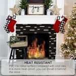 STICKGOO Peel and Stick Backsplash Tile, Stick on Backsplash for Kitchen and Bathroom, Black Mixed Gold Metal Composite Self Adhesive Wall Tiles(10 Sheets)