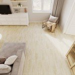 Lucida Surfaces Luxury Vinyl Flooring Tiles | Stone Look Tiles | Interlocking Flooring | DIY Friendly | MaxCore Terra | 6""x12"" | Sample Tile, Cream, MT-603SMP