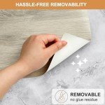 Oxdigi Vinyl Flooring Roll Peel and Stick - 15.7" x 393.7" (43 Sq.Ft) | Removable Self-Adhesive Wear-Resistant Vinyl Floor Tiles Wood Plank |Waterproof for Bathroom, Kitchen... | Smoked Chestnut