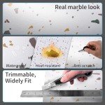 Art3d Peel and Stick Floor Tile, 30-Pack 12 x 12in. Covers 30 Sq.ft, Waterproof Vinyl Flooring Tiles Self Adhesive for Kitchen, Bathroom & Bedroom - Modern Terrazzo