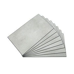 Palisade 25.6 in. x 14.8 in. Interlocking Vinyl Waterproof Wall/Backsplash Tiles for Kitchen or Bathroom in Frost Nickel (8 Pack)