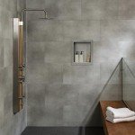 Palisade 25.6 in. x 14.8 in. Interlocking Vinyl Waterproof Wall/Backsplash Tiles for Kitchen or Bathroom in Frost Nickel (8 Pack)