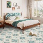 RomDeco Peel and Stick Flooring, Peel and Stick Floor Tile 11.81 in*11.81 in, Vinyl Flooring Waterproof for Bathroom, Kitchen, Hallway, Livingroom, Green(10 Pack)