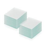 Better Crafts Glass Square Tiles 4x4 inches | Clear Glass Tiles for Crafts with Smooth Surface (Pack of 12)