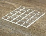 CleverDelights 1" Square Glass Tiles - 20 Pack - Clear 1 Inch Craft Tiles