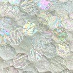 KALUCION 100 Pieces Hexagon Glass Mosaic Tiles for Crafts, Clear Iridescent Stained Glass Precut Hexagons for Stained Glass Honeycombs, Mosaic Projects, Home Decor