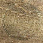 CleverDelights 4" Round Glass Tile - Clear Flat 4 Inch Circle