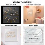 4 x 4 Inches Clear Plastic Acrylic Sheets 0.12 Inch Thick Acrylic Square Panel Transparent Square Signs for Crafts and Painting Supplies (10 Pieces)