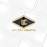 Better Crafts Glass Square Tiles 4x4 inches | Clear Glass Tiles for Crafts with Smooth Surface (Pack of 12)