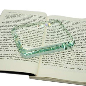 StayMax Clear Rectangular Square Glass Tiles Paperweight