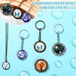 Honeydak 100 Pieces Transparent Glass Cabochon Dome Round Cabochon Tiles for Jewelry Making Craft Transparent Half Round Flat Back for DIY Earring Necklace Ring (12,16, 18, 25, 30 Mm)