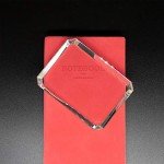 StayMax Clear Rectangular Square Glass Tiles Paperweight