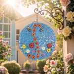 Youway Style Iridescent Glass Mosaic Tiles for Crafts Bulk,454g Broken Mosaic Glass Pieces for Garden Crafts Kits,DIY Mosaic Art Decor