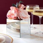 50 Pack Square Glass Mirror Tiles, 4 Inch Panels for Crafts, Centerpieces, DIY Home Decor